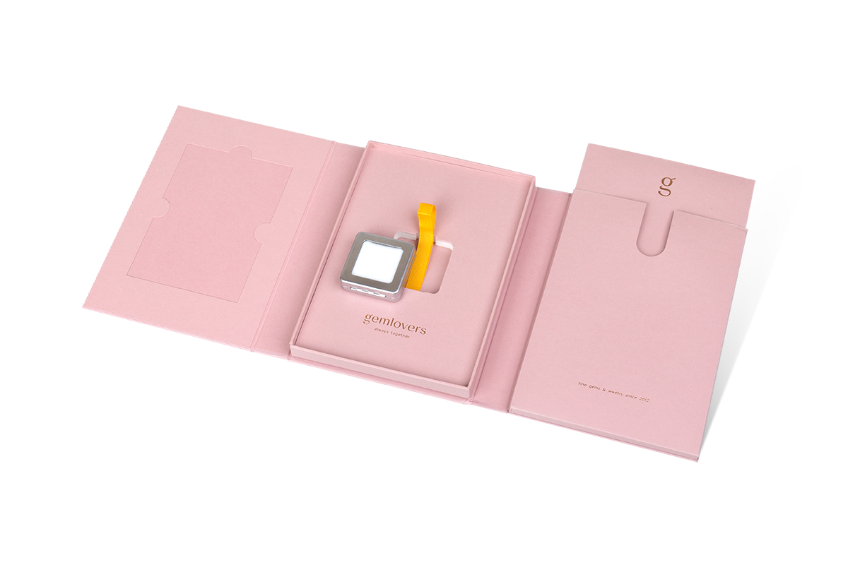 кашированная коробка с двумя створками